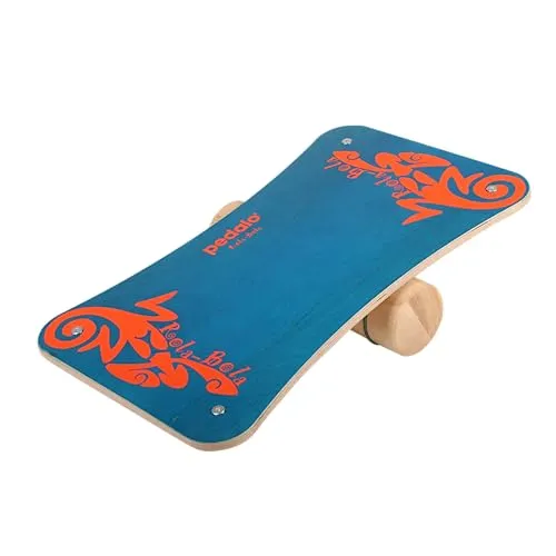 Pedalo® Rola-Bola Fun I Gleichgewichtstrainer für alle Altersgruppen - Balance Board aus hochwertigem Birke Multiplex, geeignet für drinnen und draußen. Trainiere Gleichgewicht und Koordination mit Spaß – bis 120 kg belastbar!