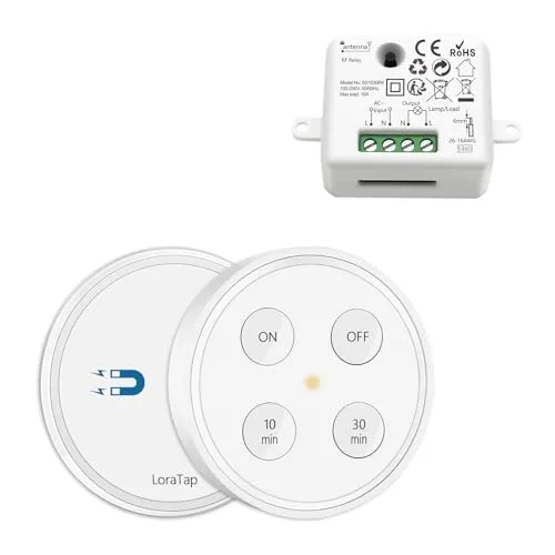 LoraTap Funkschalter-Set mit Zeitschaltuhr