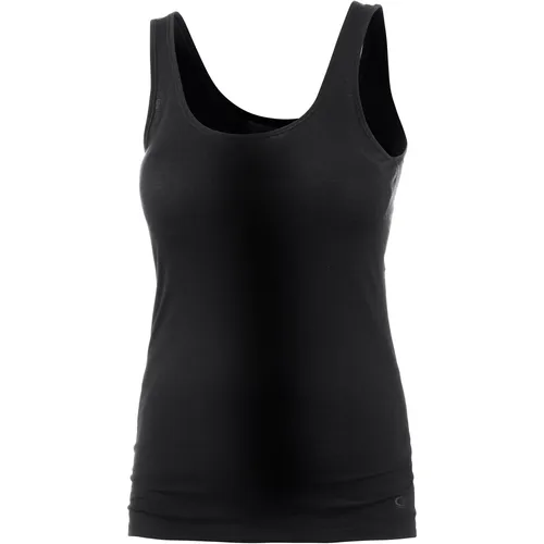 Icebreaker Siren Tank Top - Merinowolle - Schwarz Damen - Damen Unterwäsche: Weiches, stretchiges Tanktop aus robustem Corespun-Merino für optimalen Layering-Komfort und Temperaturregulation bei allen Wetterbedingungen.