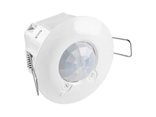 LEGRAND, Infrarot Decken-Bewegungsmelder für den Innenbereich, 360° Arbeitsfeld, Reichweite bis 8m, einstellbare Umgebungshelligkeit, IP41, Unterputz-Deckenmontage, 048944