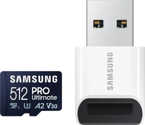 Samsung PRO Ultimate microSD-Karte 512 GB + USB-Kartenleser von Samsung
