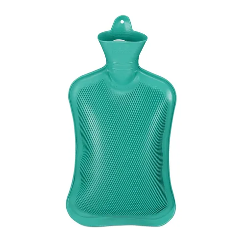 Wärmflasche Groß für Bauch, Nacken und Rücken - Wärmflasche aus Gummi und Kunststoff, ideal zur Schmerzlinderung und Entspannung, mit einer Höhe von 36 cm und einer Herstellergarantie von 1 Jahr.