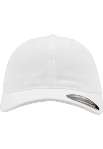 Flexfit Garment Washed Cotton Dad Hat Kappen, white, S/M