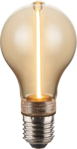 LUXULA LED-Filament-Lampe, Line Amber, E27, 2W, 65lm, 1800K LX100173