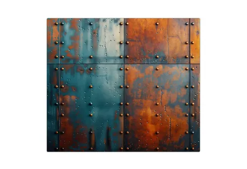 Primedeco Herd-Abdeckplatte Herdabdeckplatte Spritzschutz aus Glas Industriedesign, Glas, (1 tlg)