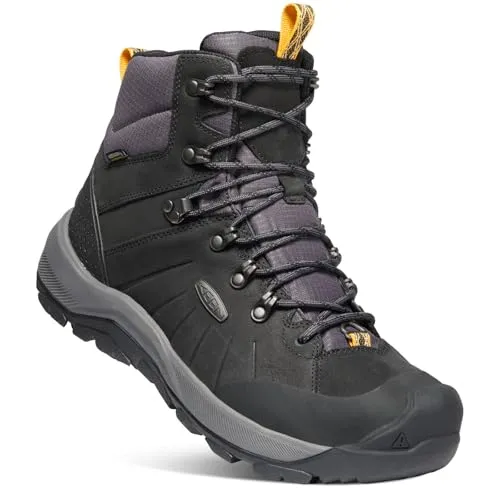 Keen Revel IV Mid Polar - Wasserdichte Winterstiefel für Herren Größe EU 45 - Wanderschuhe mit wasserdichter Keen.Dry Membran, 200g Isolierung für Komfort bis -32°C und hervorragendem Grip auf Schnee und Eis.