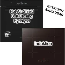 Daewoo PKM Herdset mit Backofen und Induktionskochfeld