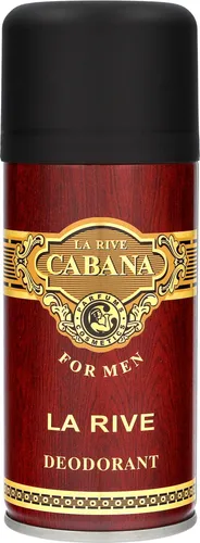La Rive Man Deo Cabana Deodorant Spray 150 ml - Deodorant für Herren mit einem erfrischenden Duft von Bergamotte und Veilchen, ideal für den ganzen Tag und sorgt für langanhaltende Frische.
