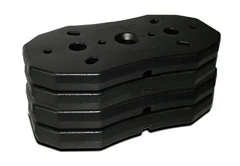 Finnlo by Hammer Zusatzgewichte AUTARK 1500-2600, 20 kg - Hanteln & Gewichte, 4-teiliges Set in schwarz für gezieltes Krafttraining und individuelle Anpassung des Gewichts.