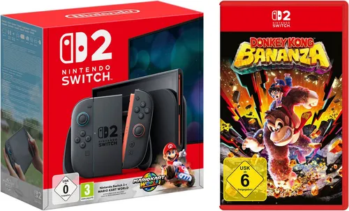 Nintendo Switch 2 Bundle mit Mario Kart und Donkey Kong