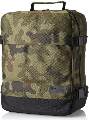 BAMBINIWELT RUCKSACK Handgepäck Reisetasche Boardgepäck Bordcase Kabinenkoffer Reiserucksac 40x20x25 40x30x20 Ryanair Wizzair (klein, camouflage-schwarz, 40x20x25)