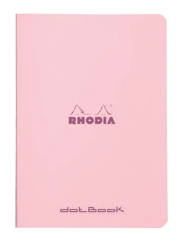 Clairefontaine Rhodia A5 Notizbuch Rosa Dot 10x80 Blätter