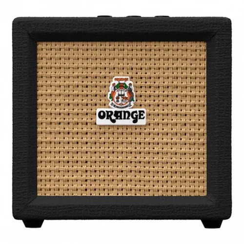 Orange Crush Mini Black Gitarrenverstärker - Verstärker: Kompakter 3 Watt Übungs-Combo mit integriertem Stimmgerät, ideal für Zuhause oder das Warm Up vor dem Gig. Perfekte Lautstärke und flexibler Sound mit Gain Shape und Volume Reglern.