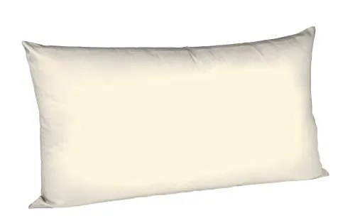 fleuresse 9200 Colours Interlock Jersey Kissenbezug aus 100% Baumwolle, Oekotex Standard 100, 40 x 80 cm, Creme