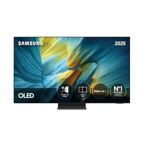 SAMSUNG 65 Zoll OLED S95F 4K Smart TV - Fernseher mit AI-Vision und blendfreiem Glare Free Display für unvergleichliches Seherlebnis. Genießen Sie 4K-Inhalte und reibungsloses Gaming mit Motion Xcelerator 165Hz.