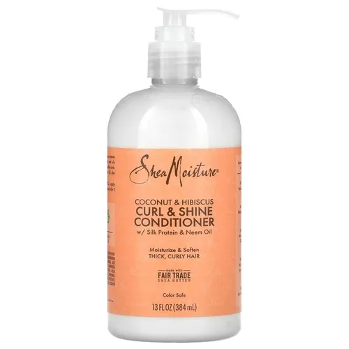 SheaMoisture Kokosnuss & Hibiskus Spülung für lockiges Haar, 384 ml