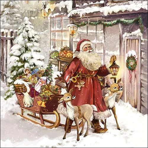 Papierservietten, 3-lagig, 33 x 33 cm, 20 Stück