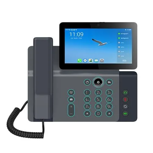Fanvil V67 - IP-Videotelefon mit Digitalkamera und Bluetooth - Festnetztelefon mit 20 Leitungen, ideal für moderne Büros. Genießen Sie die dreiweg Anruffunktion und eine hochwertige Bildübertragung.