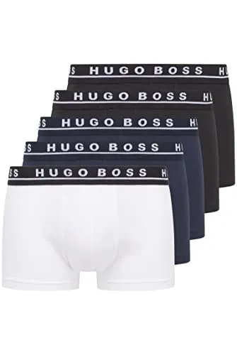 BOSS Herren Trunk 5P CO/EL Boxershorts, Open Blue460, M