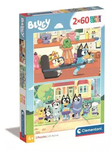 Clementoni Puzzle 2x60el Bluey 24813 Clementoni 8005125248131