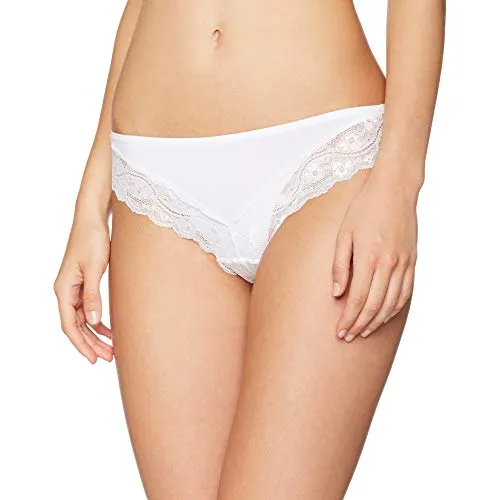 Triumph Damen Lovely Micro Tai Briefs, Weiß, XS EU