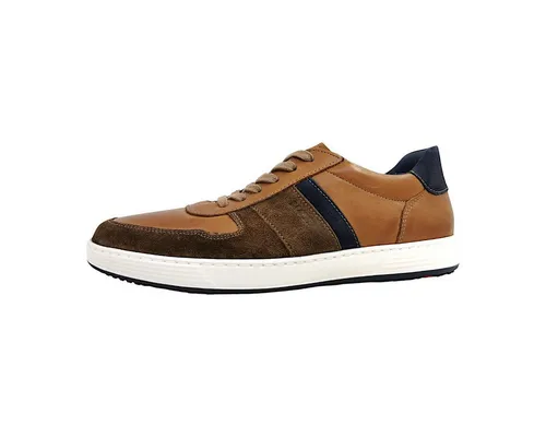 Lloyd BOSCO 24-764-33 Herren Sneaker in Braun - Sportliche Sneaker aus hochwertigem Glattleder und Veloursleder, mit herausnehmbarer gepolsterter Innensohle für optimalen Komfort.
