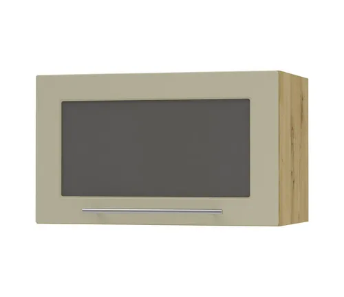 Feldmann-Wohnen Klapphängeschrank in Creme und Eiche Artisan