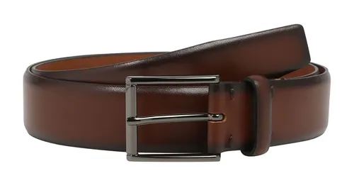 LLOYD Men’s Belts Ledergürtel braun 110 - Hochwertiger Ledergürtel in Brandy-Farbe, ideal für jeden Anlass, mit einer langlebigen Materialzusammensetzung aus 43% Leder und 57% Lefa.