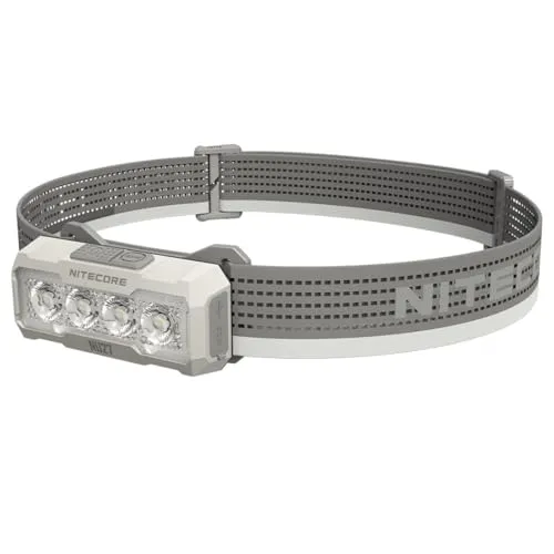 Nitecore Stirnlampe NU27 - Stirnlampen für Outdoor- und Profi-Anwendungen, 600 Lumen hell, USB-C wiederaufladbar und wasserfest – ideal für Camping, Radfahren und Notfälle.