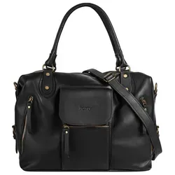 forty° Shopper Echt Leder Damen - Handtasche Made in Italy - Damen-Shopper aus hochwertigem italienischem Rindleder, geräumig mit 3 Außenfächern und praktischem Magnetverschluss für schnellen Zugriff. Ideal für stilvolle Shopping-Touren.