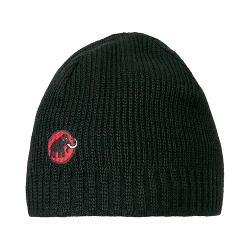 Mammut Sublime Beanie black (0001) - Herren Mützen & Stirnbänder für Wanderer und Bergsportler, atmungsaktive Beanie aus RWS-zertifizierter Wolle mit wärmendem Fleece-Innenfutter für optimalen Schutz bei Outdoor-Abenteuern.