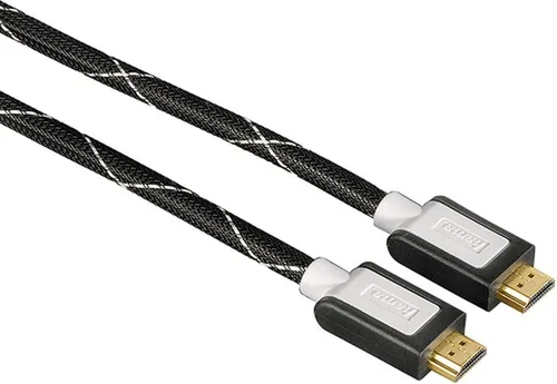 Hama High Speed HDMI-Kabel mit Goldstecker 1,5 m - Hochwertiges 1,5 m HDMI-Kabel mit Goldstecker für optimale Signalübertragung. Ideal für den Anschluss von Geräten in der Audio- & Videokabel-Kategorie.