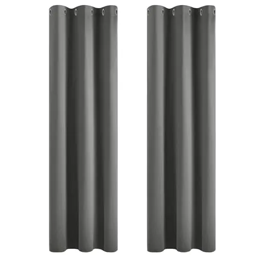 Vorhänge & Gardinen Grau von Deconovo