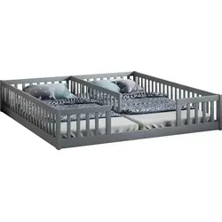 Kinderbett mit 2 Liegeflächen 90x200cm – Hochwertiges Kiefernholz