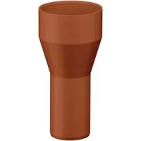 Inefa Fallrohr Reduzierstück PVC DN 100/85 Braun Dachentwässerung