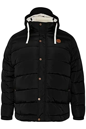 Blend Winterjacke BLEND BHBFrederic schwarz 5XL (64) - Funktionsjacke für kalte Tage, aus 100% Polyester, mit regulärer Passform und praktischen Eingrifftaschen, ideal für einen lässigen Look.