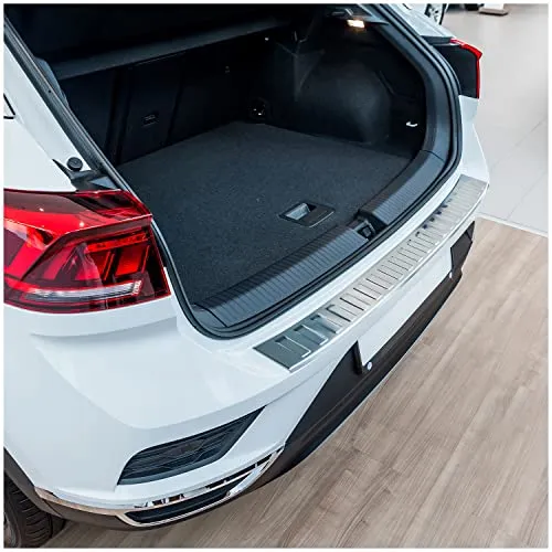 teileplus24 Ladekantenschutz L592 V2A Edelstahl für VW T-Roc ab 2017 - Hochwertiger Ladekantenschutz aus V2A Edelstahl mit 3D-Passform. Schützt vor Kratzern und Beschädigungen, einfache Montage dank vormontiertem 3M Klebeband.
