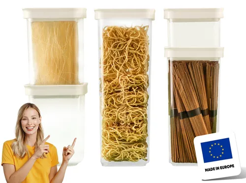 uandu home Vorratsdose Vorratsdosen mit Deckel Luftdicht, Vorratsbehälter Set, (Aufbewahrungsbox Küche Aufbewahrung & Organisation, BPA Frei, Küchen Organizer, Vorratsdosen für alle trockenen Lebensmittel)