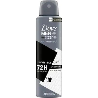 Dove Men Care Advanced Deodorant Spray Invisible Dry 72H 150ml (Spray, 150 ml) (42419022)