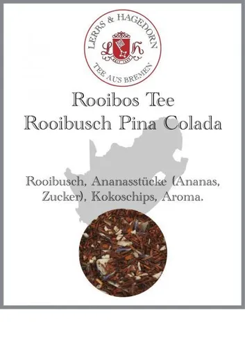 Rooibos Tee Rooibusch Pina Colada 250g