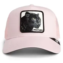 GOORIN Bros. Panther Trucker Cap - Stylische Trucker Cap in Sport Pink mit einzigartigem Panter Patch, ideal für Outdoor-Aktivitäten oder lässige Looks. Perfekt für alle Cap-Liebhaber!