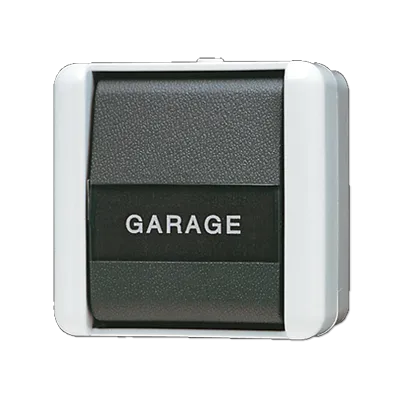 Jung 806NAW Wippschalter, Universal Aus-Wechsel, mit Schriftfeld, IP 44, WG 800