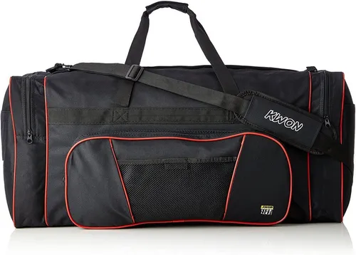 KWON Sporttasche Club Line X-Large – XXL Trainingstasche 80 x 35 x 35 cm - Extragroße KWON CLUBLINE Sporttasche aus robustem Polyester. Ideal für Training und Freizeit, mit Platz für individuelle Bedruckungen. Farbe: Schwarz, Maße: ca. 80 x 35 x 35 cm.