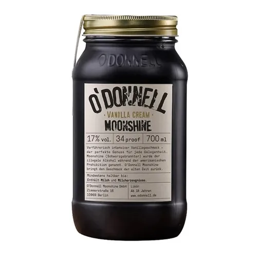 O'DONNELL MOONSHINE Vanilla Cream 17 % Vol.