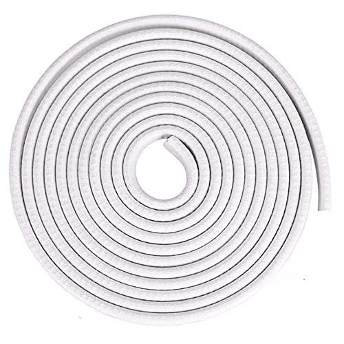 Meter Autotür Kantenschutz, Auto Türkantenschoner Türkantenschutz Gummidichtung Autotüren Trimmdichtung Dichtungsstreifen Kein Kleber für Auto LKW Motorschutz (Weiss) 5
