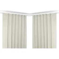 Beautex Verdunkelungsvorhang 2er Set Verdunkelungsgardine mit U-Band, Blackout Vorhang abdunkelnd (2 St), Kräuselband, verdunkelnd beige 140 cm x 225 cm