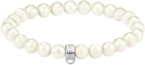 THOMAS SABO Charm-Perlenarmband mit Süßwasserzuchtperle von THOMAS SABO
