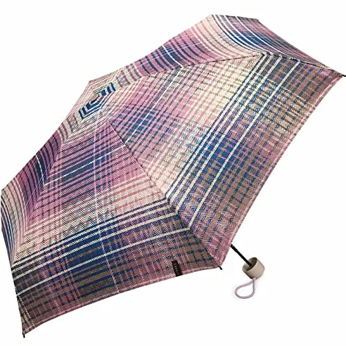 Esprit Super Mini Taschenschirm Petito Cosy Checks - Dusky Orchid