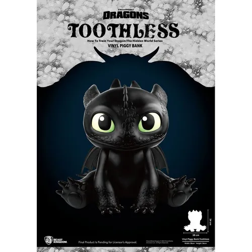 Drachenzähmen leicht gemacht Piggy Vinyl Spardose Toothless 30 cm