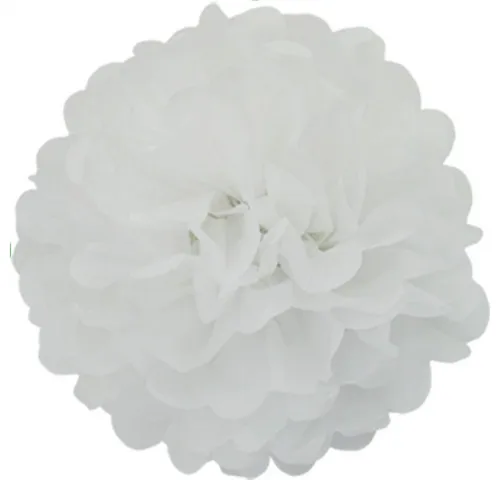 Creativery Pompon, 10 Papier Pompons 20cm SET